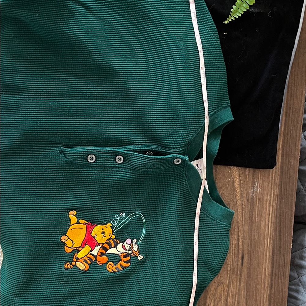 FINAL PRICE! 
Disney Green Waffle Knit Top